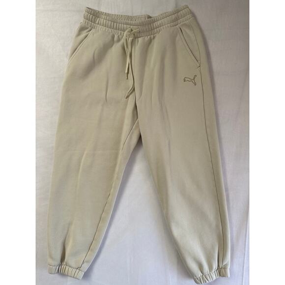 Puma Mens Beige Joggers M - Picture 1 of 6